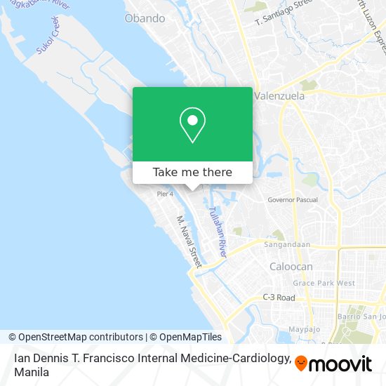 Ian Dennis T. Francisco Internal Medicine-Cardiology map