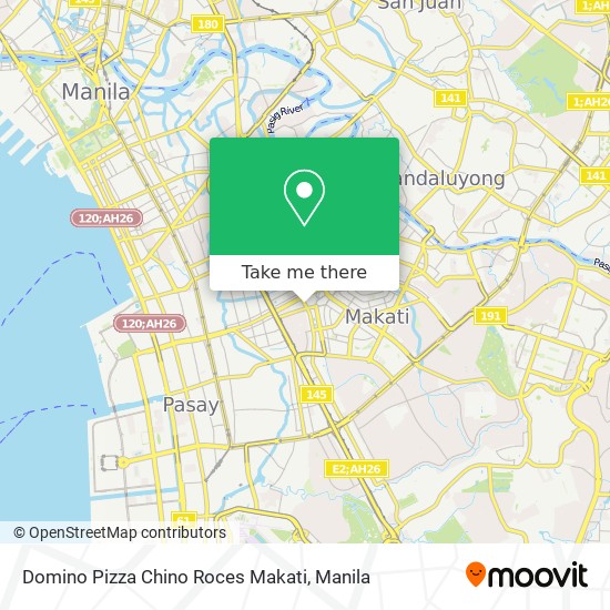 Domino Pizza Chino Roces Makati map