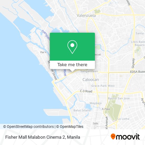 Fisher Mall Malabon Cinema 2 map