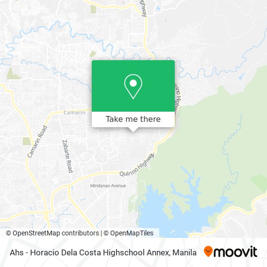 Ahs - Horacio Dela Costa Highschool Annex map