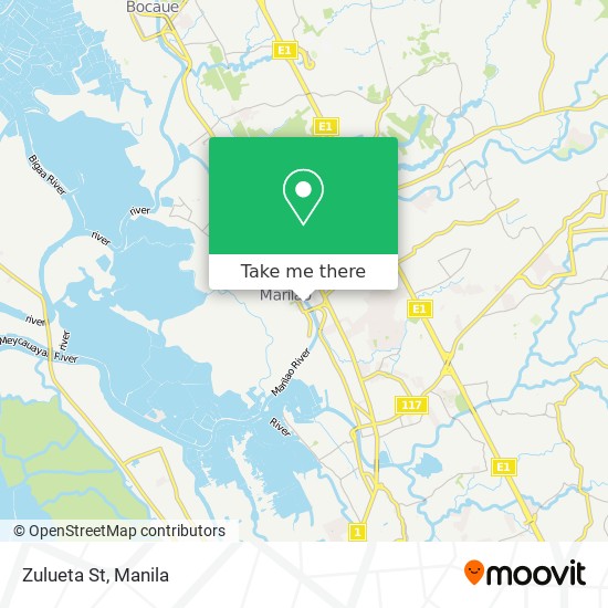 Zulueta St map