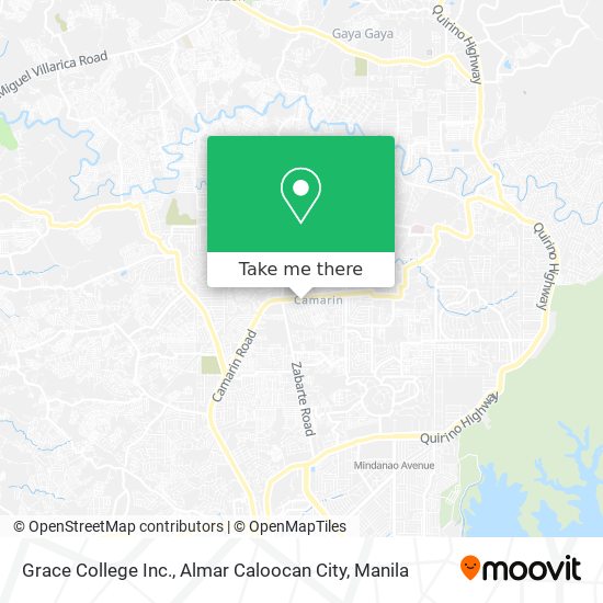 Grace College Inc., Almar Caloocan City map