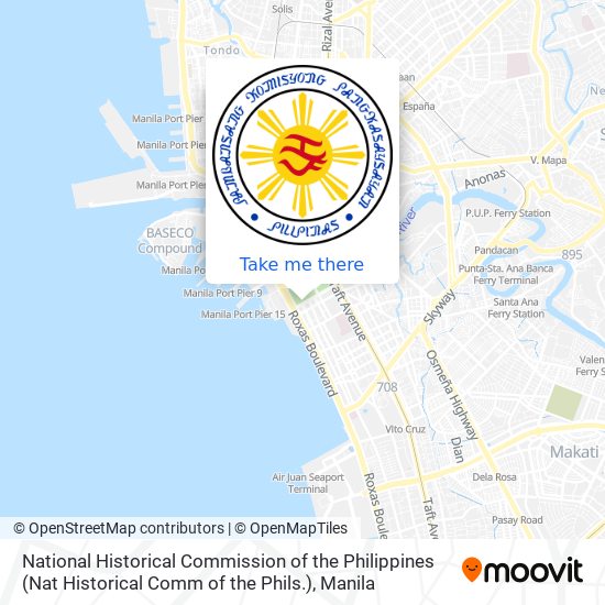 National Historical Commission of the Philippines (Nat Historical Comm of the Phils.) map