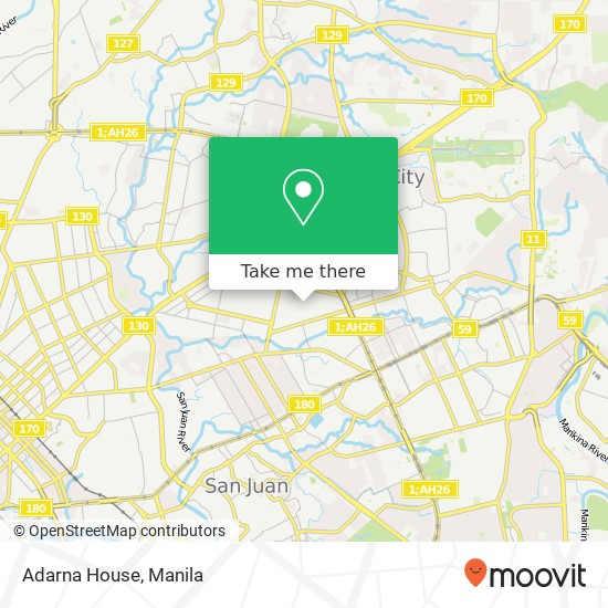 Adarna House map