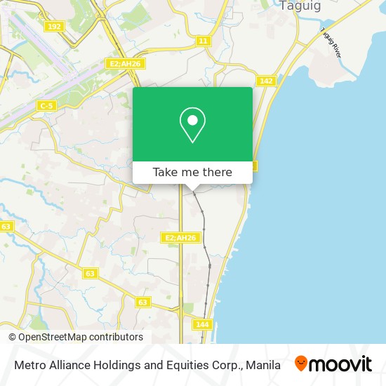 Metro Alliance Holdings and Equities Corp. map