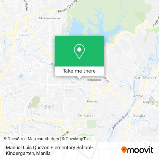 Manuel Luis Quezon Elementary School- Kindergarten map