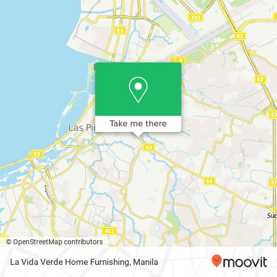 La Vida Verde Home Furnishing map