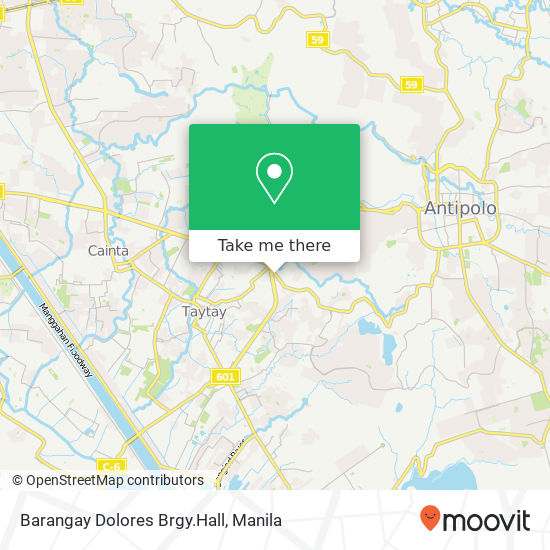 Barangay Dolores Brgy.Hall map