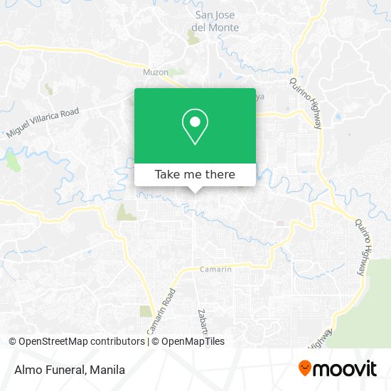 Almo Funeral map