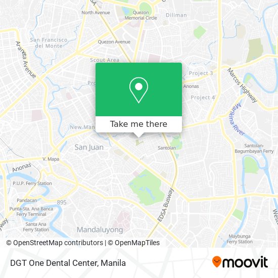 DGT One Dental Center map