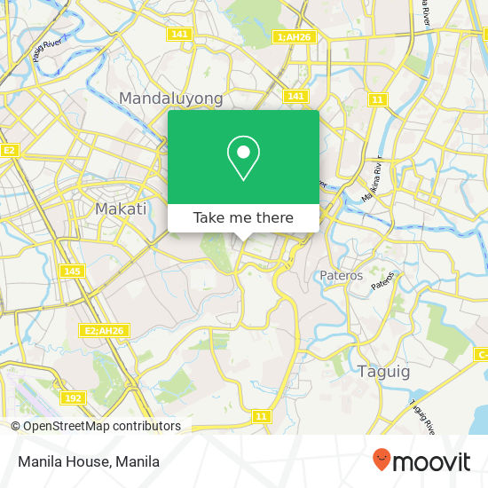 Manila House map