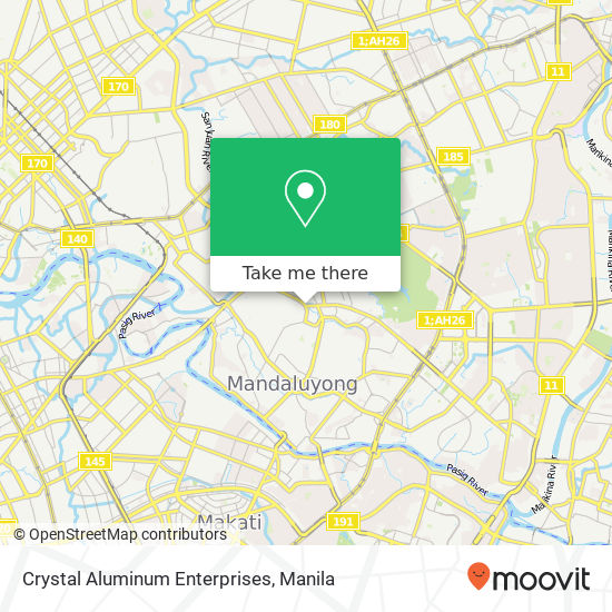 Crystal Aluminum Enterprises map