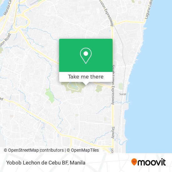 Yobob Lechon de Cebu BF map