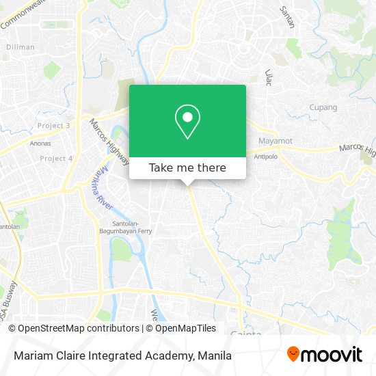 Mariam Claire Integrated Academy map