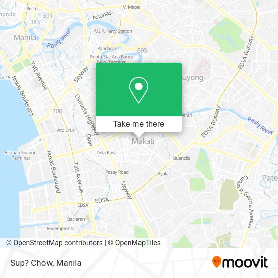 Sup? Chow map