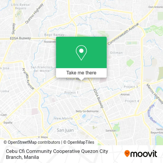 Cebu Cfi Community Cooperative Quezon City Branch map