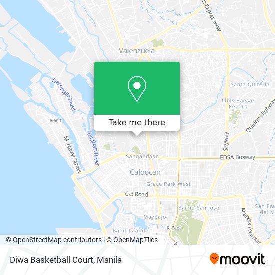 Diwa Basketball Court map