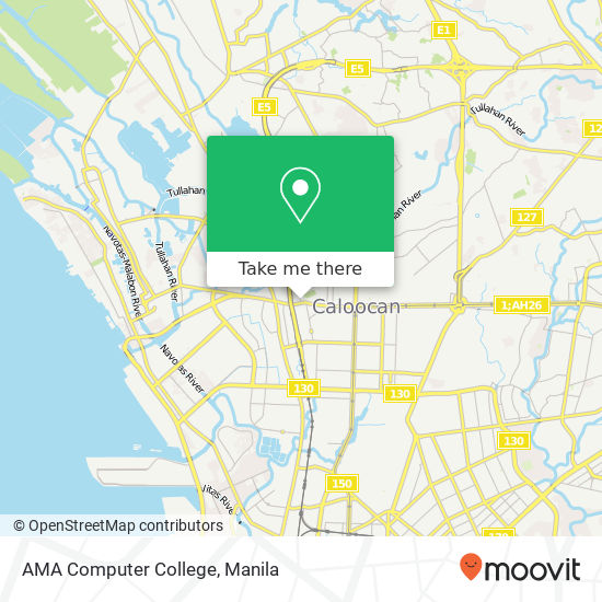 AMA Computer College map