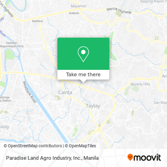 Paradise Land Agro Industry, Inc. map