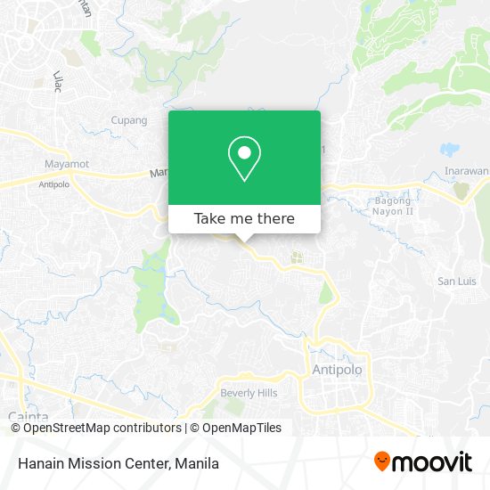 Hanain Mission Center map