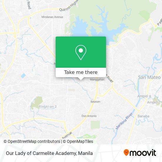 Our Lady of Carmelite Academy map