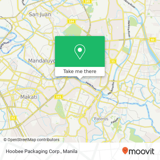 Hoobee Packaging Corp. map