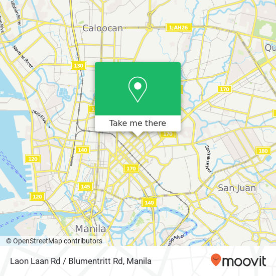 Laon Laan Rd / Blumentritt Rd map
