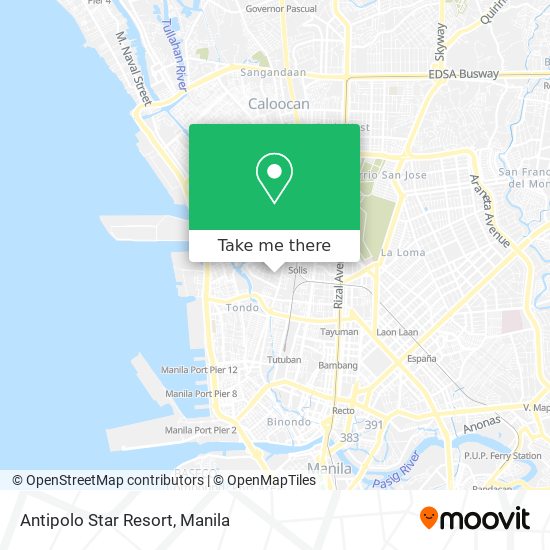 Antipolo Star Resort map