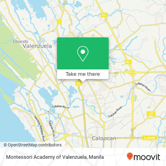 Montessori Academy of Valenzuela map