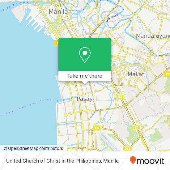 United Church of Christ in the Philippines map