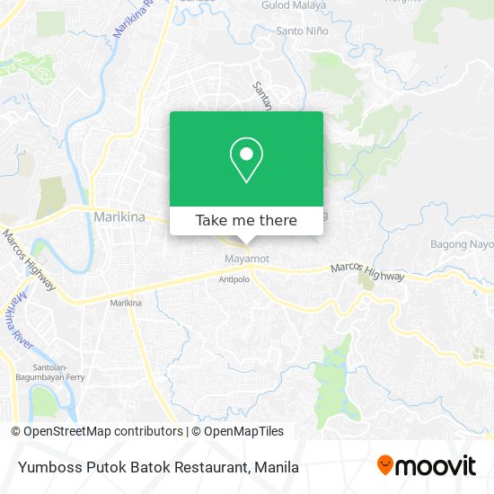 Yumboss Putok Batok Restaurant map