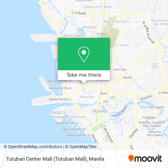 Tutuban Center Mall (Tutuban Mall) map