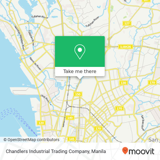 Chandlers Industrial Trading Company map