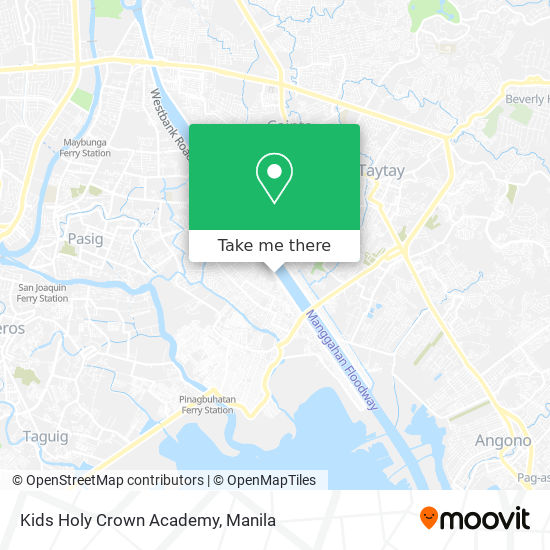 Kids Holy Crown Academy map