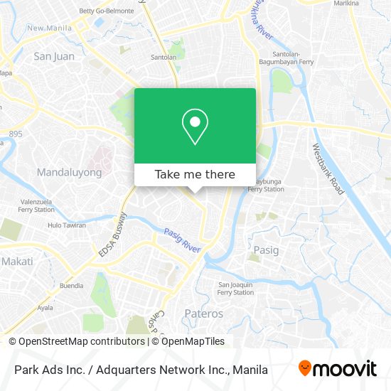 Park Ads Inc. / Adquarters Network Inc. map