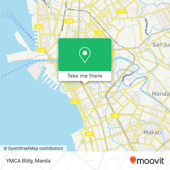 YMCA Bldg map