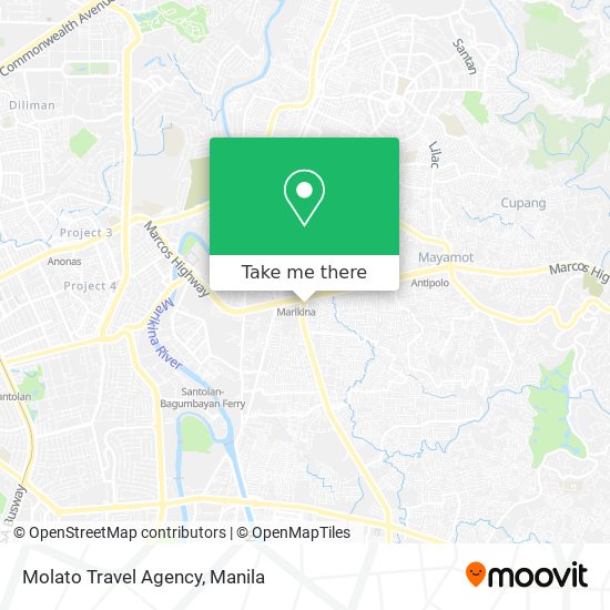 Molato Travel Agency map