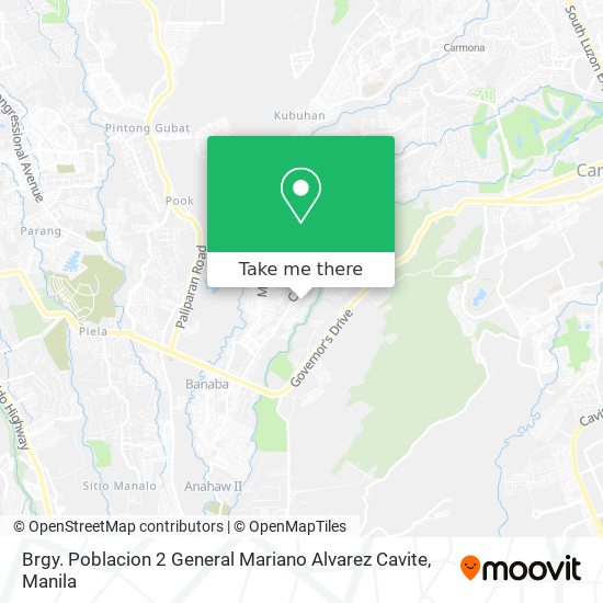 Brgy. Poblacion 2 General Mariano Alvarez Cavite map