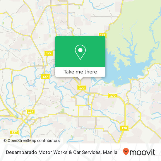 Desamparado Motor Works & Car Services map