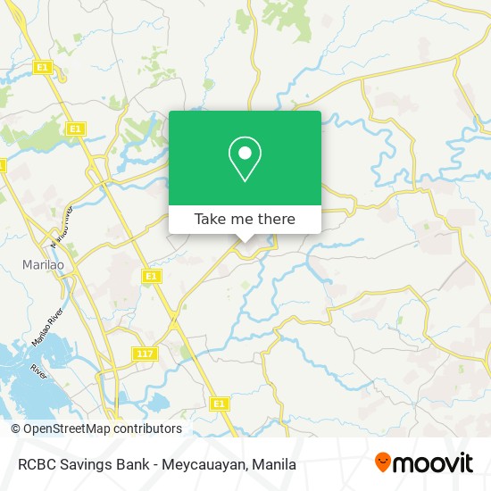 RCBC Savings Bank - Meycauayan map