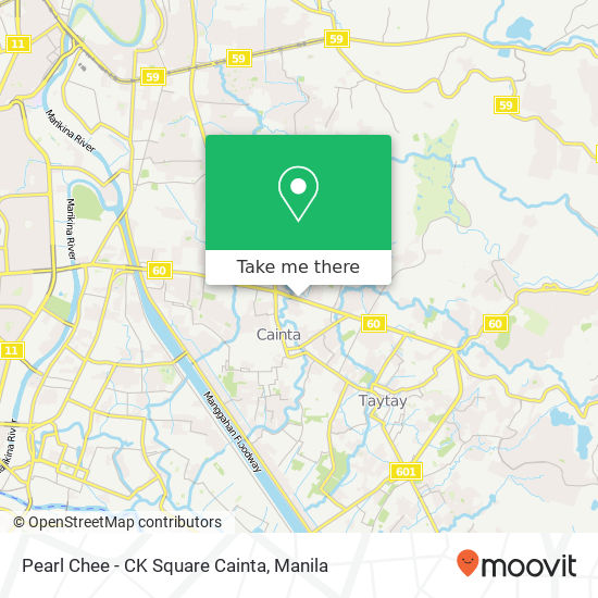 Pearl Chee - CK Square Cainta map