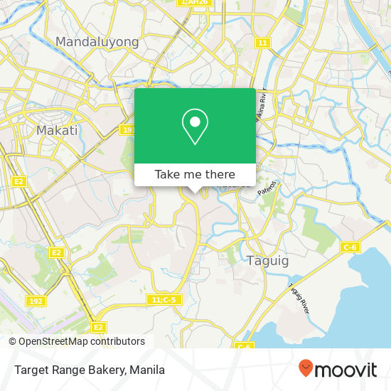 Target Range Bakery map
