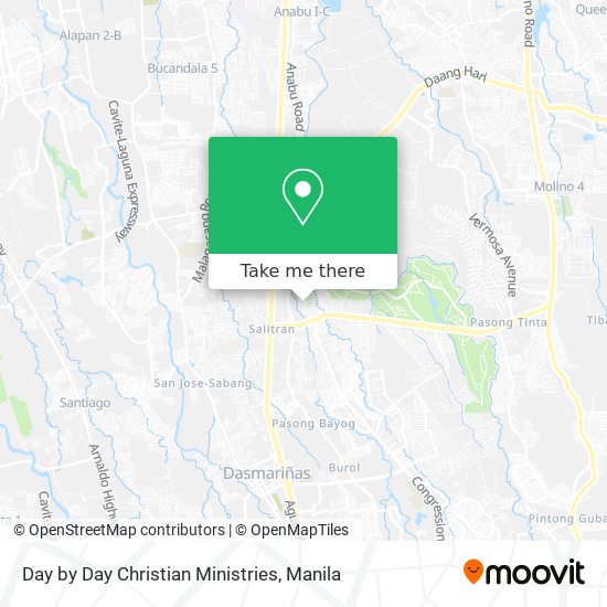 Day by Day Christian Ministries map