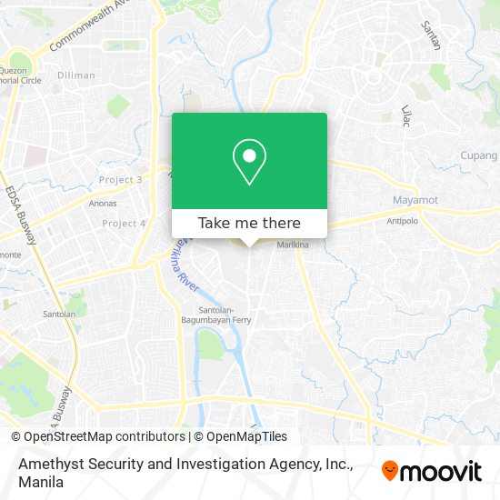 Amethyst Security and Investigation Agency, Inc. map