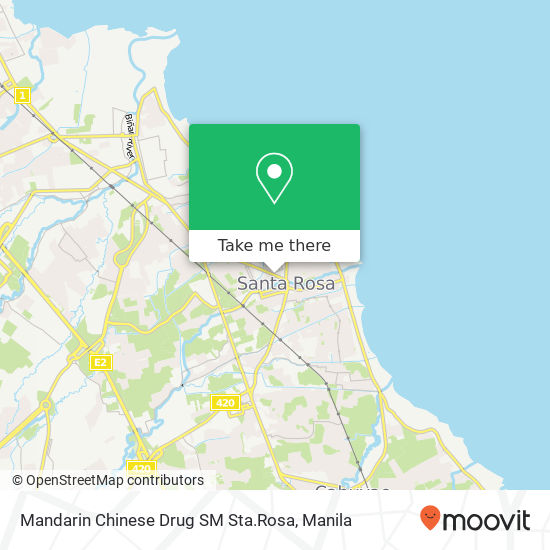 Mandarin Chinese Drug SM Sta.Rosa map