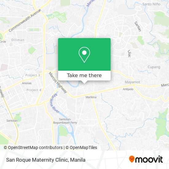 San Roque Maternity Clinic map