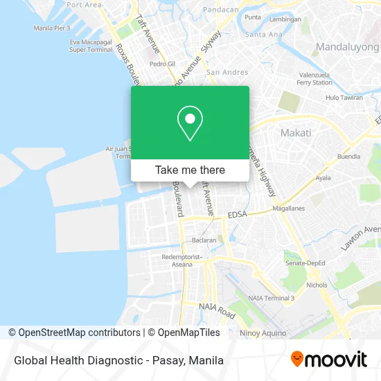 Global Health Diagnostic - Pasay map
