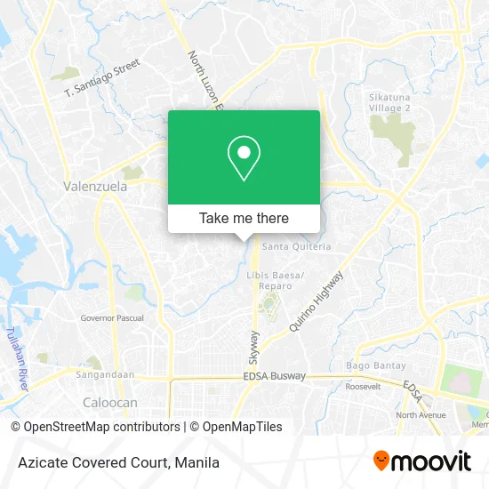 Azicate Covered Court map