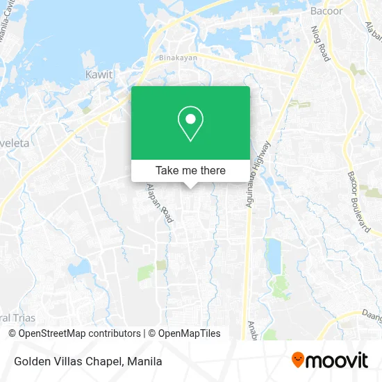 Golden Villas Chapel map