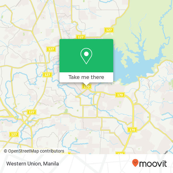 Western Union map